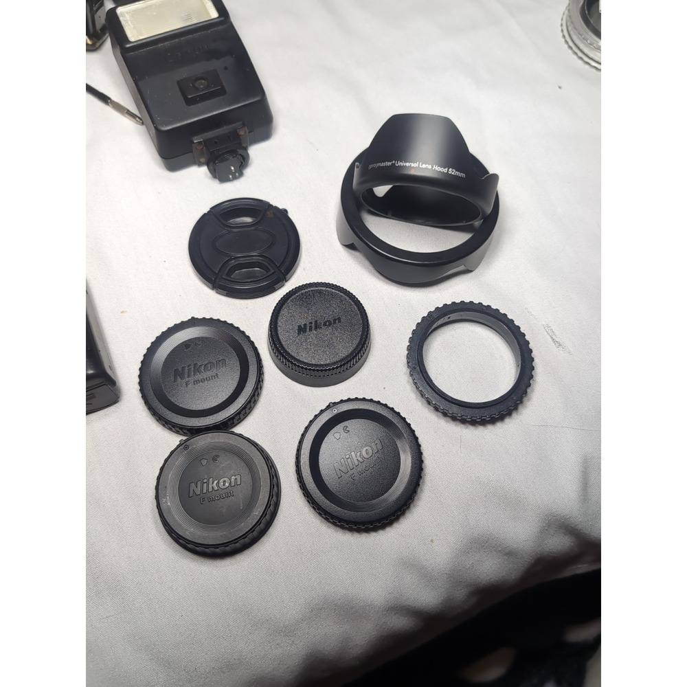 Huge Lot Vintage Camera Equipment Kodak Polaroid Cannon Flashes Cameras Lenses - Picture 7 of 15